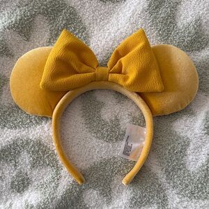 Disney Yellow Gold  Bow Mouse Ears Headband
